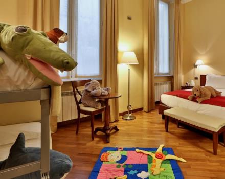 The room suitable for the whole family in the center of Genoa